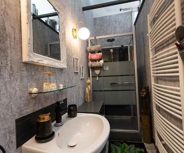 Malou, Cuisine, Salle D'eau, Terrasse Amenagee Apartment Olliergues